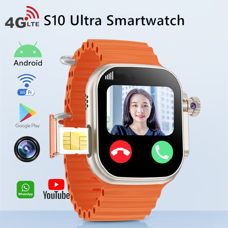 S10 Ultra S9 Ultra SmartWatch com Chip para Cartão Sim Gs37 Ultra Horizon Smartwatch Android 4g Wifi Camera Relógio — R$ 218,00 em Shopee, 64% OFF