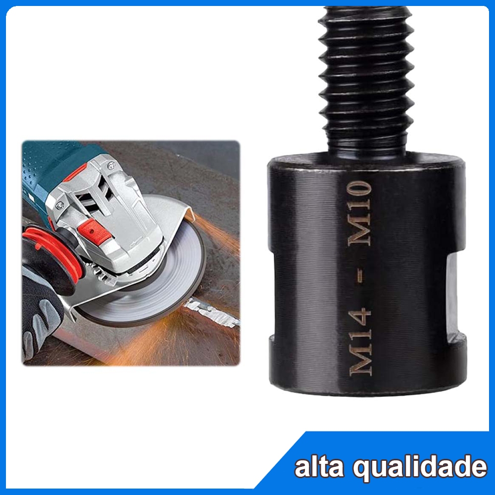 M14 a M10 Adaptador Adaptador Parafuso Aço Prático Eixo Conector Adaptador Rosca