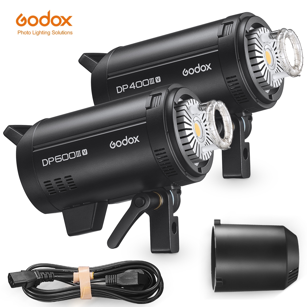 Godox DP400IIIV DP600IIIV DP800IIIV DPIIIV Integrado 2.4G Sem Fio X Iluminação Flash Para Fotografia De Estúdio Profissi
