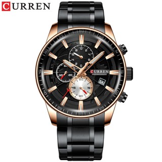 Curren Relógio Masculino Quartz À Prova D 