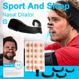 Esporte Dilatador Nasal Sono Dilatadores De Respiração Starter Kit Nariz Respirar Tiras Nasais Magnéticas Reduzir Ronco em Oferta na Shopee