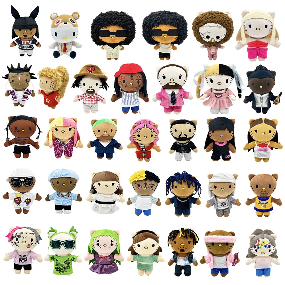 Taylor Swift Eras Tour Bruno Mars Pelúcia , LIL PEEP Billie Eilish  Melanie Martinez Travis Scott Dolls Star Hello Kitty em Oferta na Shopee