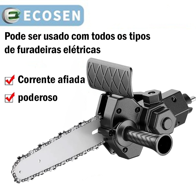 Motosserra adaptador broca chave de fenda adaptador portátil para jardinagem doméstica 4 polegadas em Oferta na Shopee