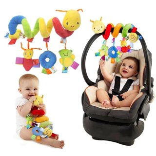 1pcs Mobile Centopeia Espiral Ideal Carrinho Bebê Conforto Berço Com Barulho de Chocalho pode ser lavado em Oferta na Shopee