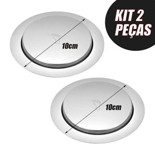 Ralo Click Up Inteligente Quadrado Novo Banheiro Moderno 10x10cm Aço Inox em Oferta na Shopee