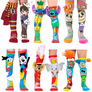 Novo Engraçado Crianças Meias Dos Desenhos Animados Design Tridimensional De Algodão Macio Festa Presentes Do Feriado em Oferta na Shopee