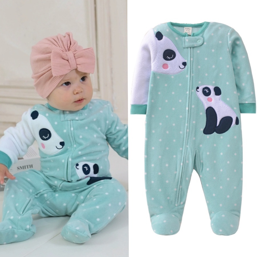 Lucky baby macacão carters menina/macacão bebê menina/macacão plush bebê menina/macacão fleece bebê menina