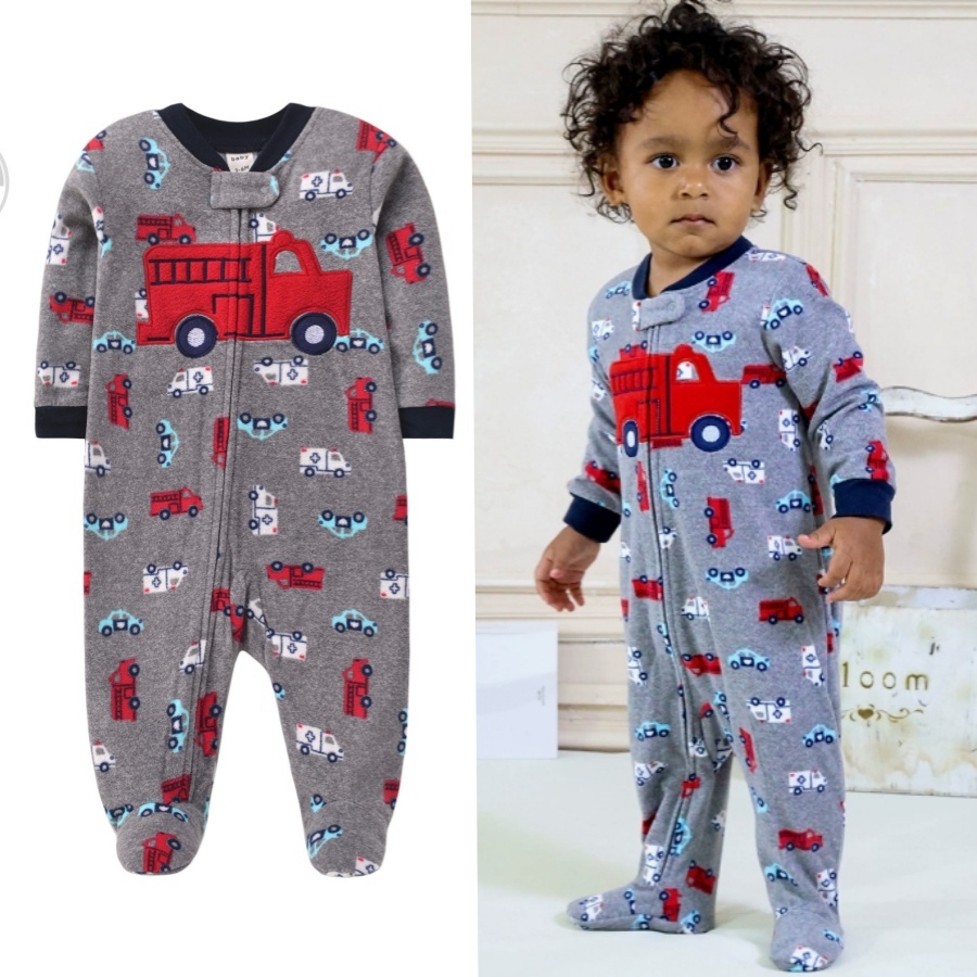 Lucky baby macacão fleece carters menino/macacão bebê menino/macacão plush bebê menino/mac...