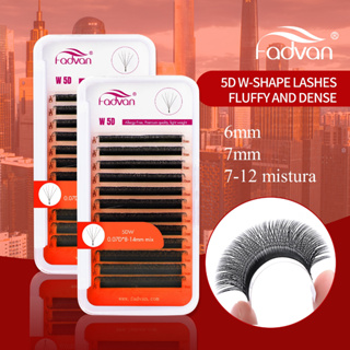 Cílios FADVAN YY 5D 4D Shape Lash 6 7 mm De Volume Brasileiro em Oferta na Shopee
