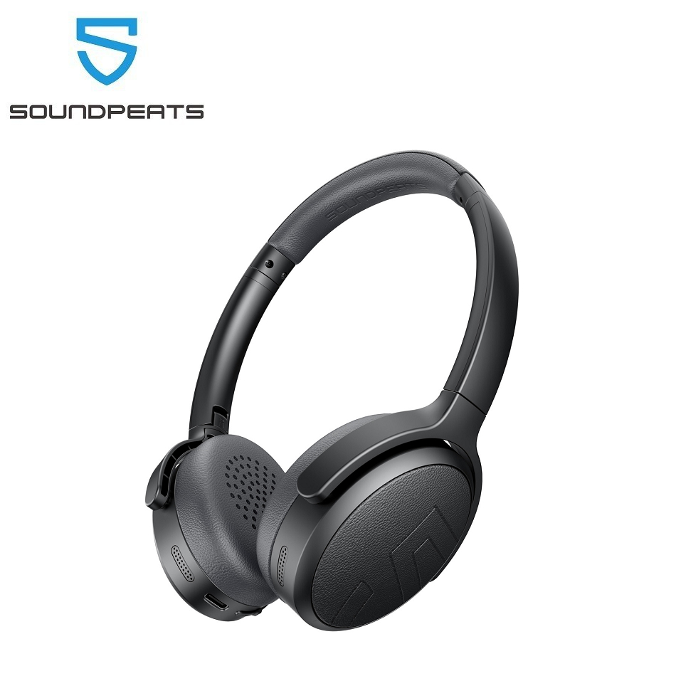 SoundPEATS Space Lite Bluetooth V5.4 Fones De Ouvido Fone Intra-Auricular Sem Fio Com Cancelamento De Ruído Ativo Dobráv