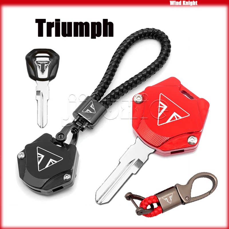Para Triumph Trident 660 Street Triple 765 RS Bobber Tiger Sport 1200 T900 T100 Protetor De Chave De Motocicleta Fob Cor