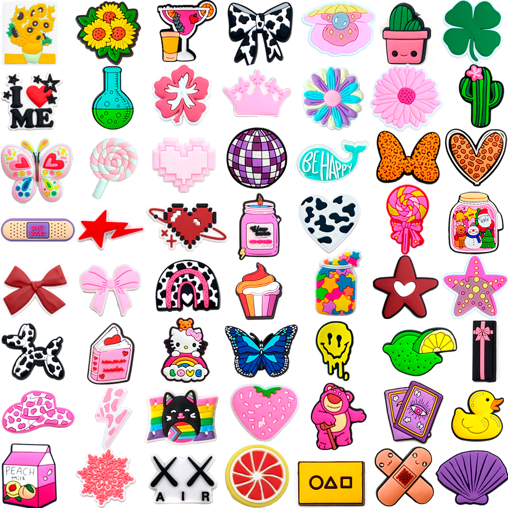 Encantos De Sapato 56 Decorações De Estilo Acessórios De PVC Com Requintado , Venda Quente , Lindos Botões Presentes Ide