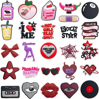 Encantos De Sapato 26 Decorações De Estilo Acessórios De PVC Com Personalidade Y2K Botões Presentes Ideais Mulheres E Cr em Oferta na Shopee