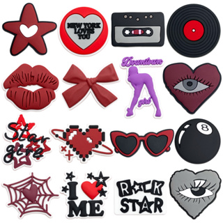 MEIDJ Encantos De Sapato 16PCS/6PCS/5CS/4PCS Decorações Estilo Y2K Acessórios De PVC Com Botão em Oferta na Shopee