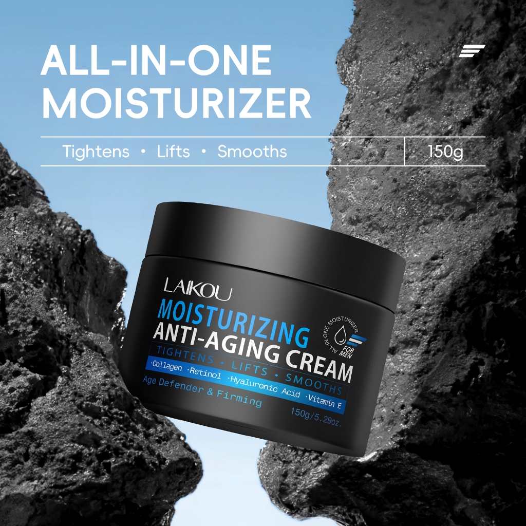 LAIKOU Creme Hidratante Masculino Textura Suave Da Pele Firmador E Iluminador Mesmo Tom De 150g - Beauty