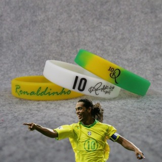 Pulseira Esportiva Com Assinatura Ronaldinho De silicone em Oferta na Shopee