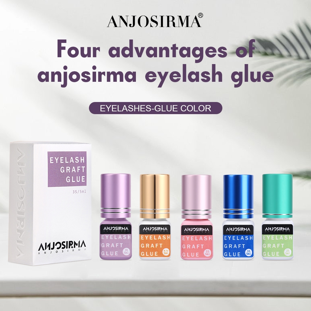 ANJOSIRMA 5ml 1 Segunda Extensões De Cola Forte De Secagem Rápida Cílios Falsos Para Olhos Profissionais De Baixo Cheiro em Oferta na Shopee