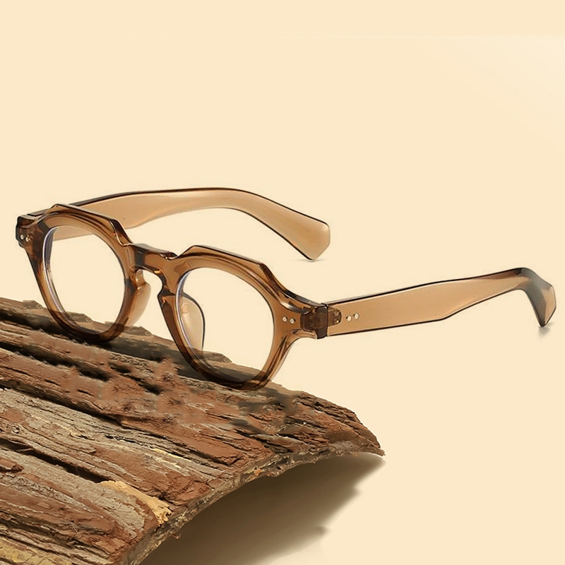 Moda Óculos Quadro Masculino Feminino Arroz Prego Grosso Anti Luz Azul Lente Transparente Ópticos em Oferta na Shopee