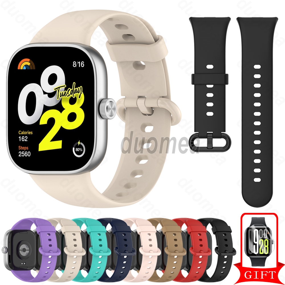Pulseira Esportiva De Silicone , Acessórios De Para Redmi Watch 6 5 4 / Xiaomi Smart Band 10 9 8 Pro