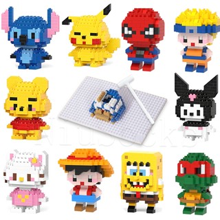 Brinquedos educativos infantis cartoon pequenos blocos de construção presentes de anivers…