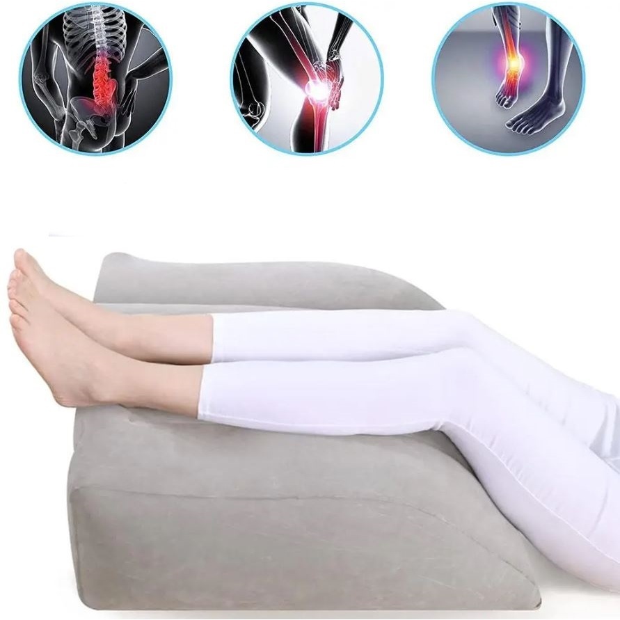 Travesseiro Inflável Para Descanso De Pés , Suporte Pernas Costas , De Viagem Portátil , Elevação Ergonômica