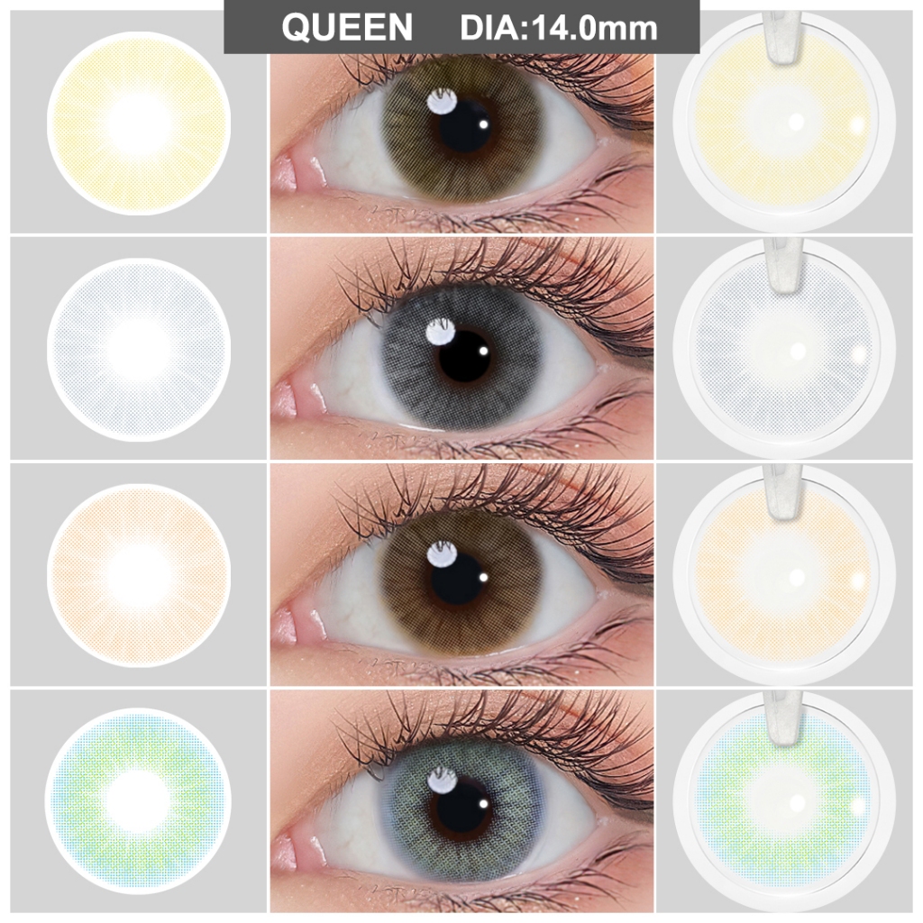 Lentes De Contato Com Estojo Sem Prescrição Magister Hidrocor 1 Par De Coloridas Topázio/Azul Envio Rápido De São Paulo
