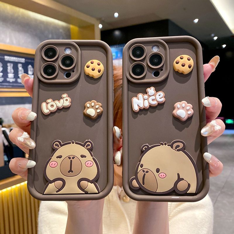 Para Samsung Galaxy S26 S25 A35 A05 A05S A15 S24 S23 S22 S21 Plus Ultra S20 FE A57 A37 A27 Capivara Dos Desenhos Animado