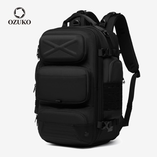 OZUKO Mochilas De Grande Capacidade Antirroubo Com Bolso Para Sapatos Ao Ar Livre Bolsas De Viagem À Prova D'água em Oferta na Shopee