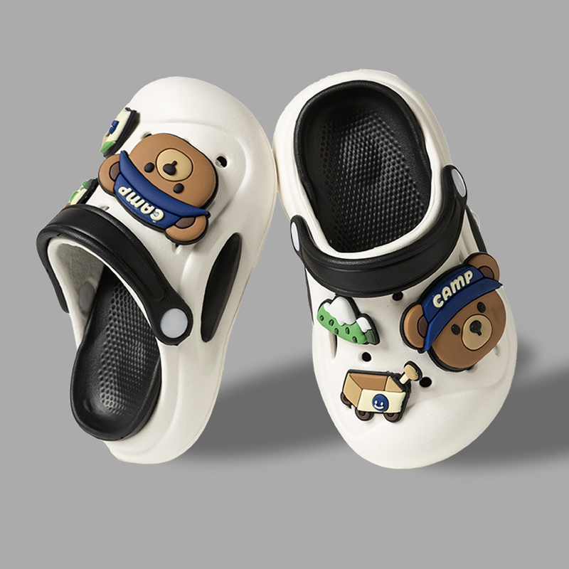 Babuche Infantil Sandália Infantil Meninos Meninas Moda Desenhos Animados Chinelos Antiderrapantes em Oferta na Shopee