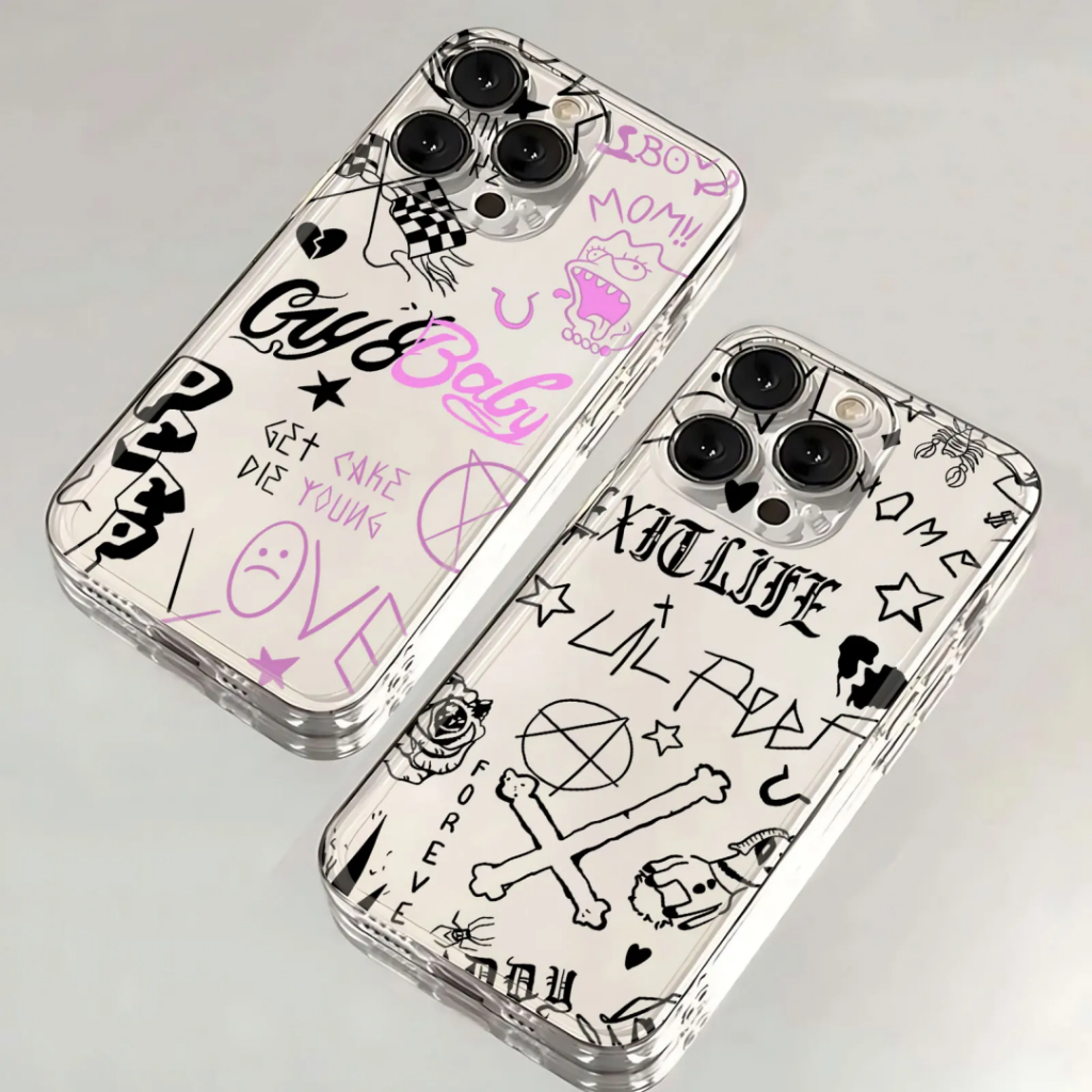 Rapper Lil Peep Inferno Menino Caso De Telefone Para iPhone 16 15 14 13 12 11 Mini Pro Max X XR XSMax 7 8 Plus SE20 Capa