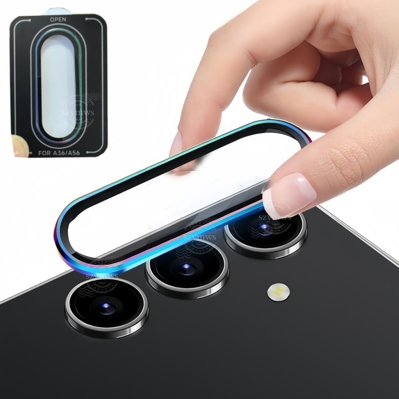 Para Samsung A56 Protetor De Lente Da Câmera Metal Filme Vidro Temperado Galaxy A56 A36 A26 Capa Protetora