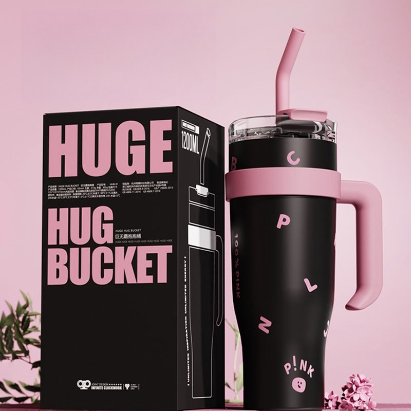 Garrafa Térmica De água Café Copo De Água De Grande Capacidade Em Aço Inoxidável De 1.2L C...