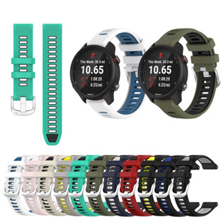 Para Garmin venu 2 3 2s 3S Vivoactive 3 4 5 6 165 265 255 245 645 570 970 Esportes Pulseira De silicone Dupla Cor Cinta em Oferta na Shopee