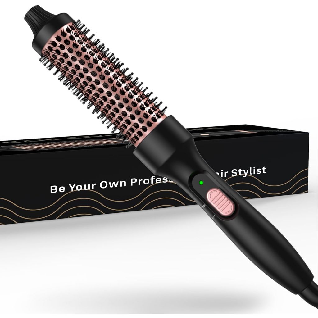 Escova De Cabelo Elétrica 32mm Thermal Brush Escova Alisadora Modelador De Cachos Bivolt em Oferta na Shopee