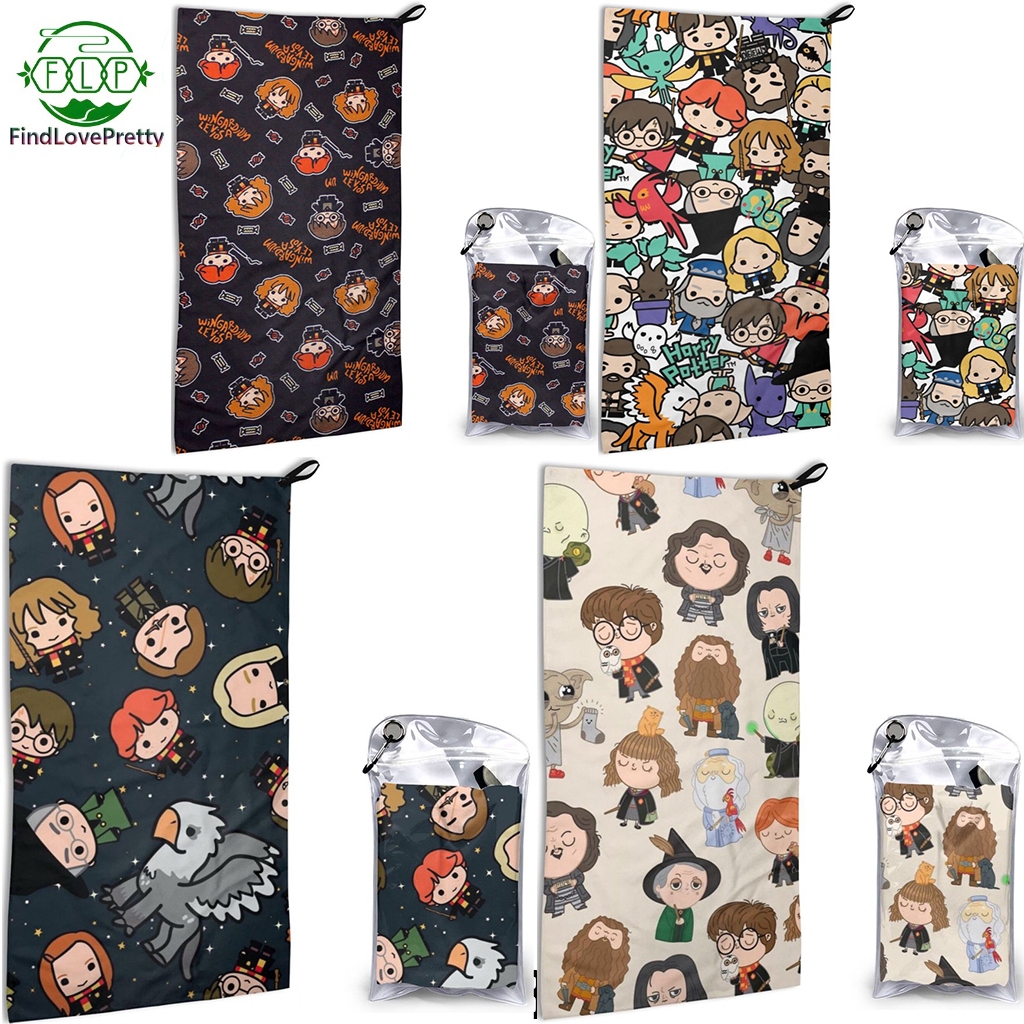 Harry Potter 40 * 80 CM Adulto Criança Banho E Praia Toalha De Secagem Rápida Macia Resistente Absorvente