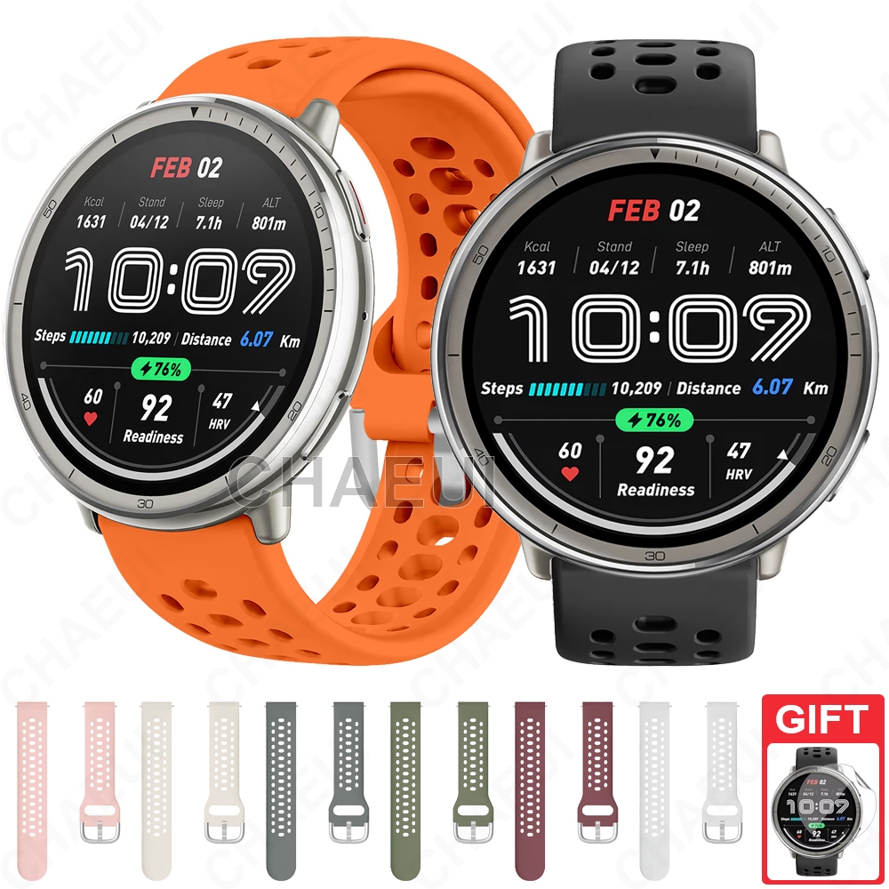 Acessórios De Pulseira Respirável Com De Silicone Para Amazfit Active 2 / Active 2 Square