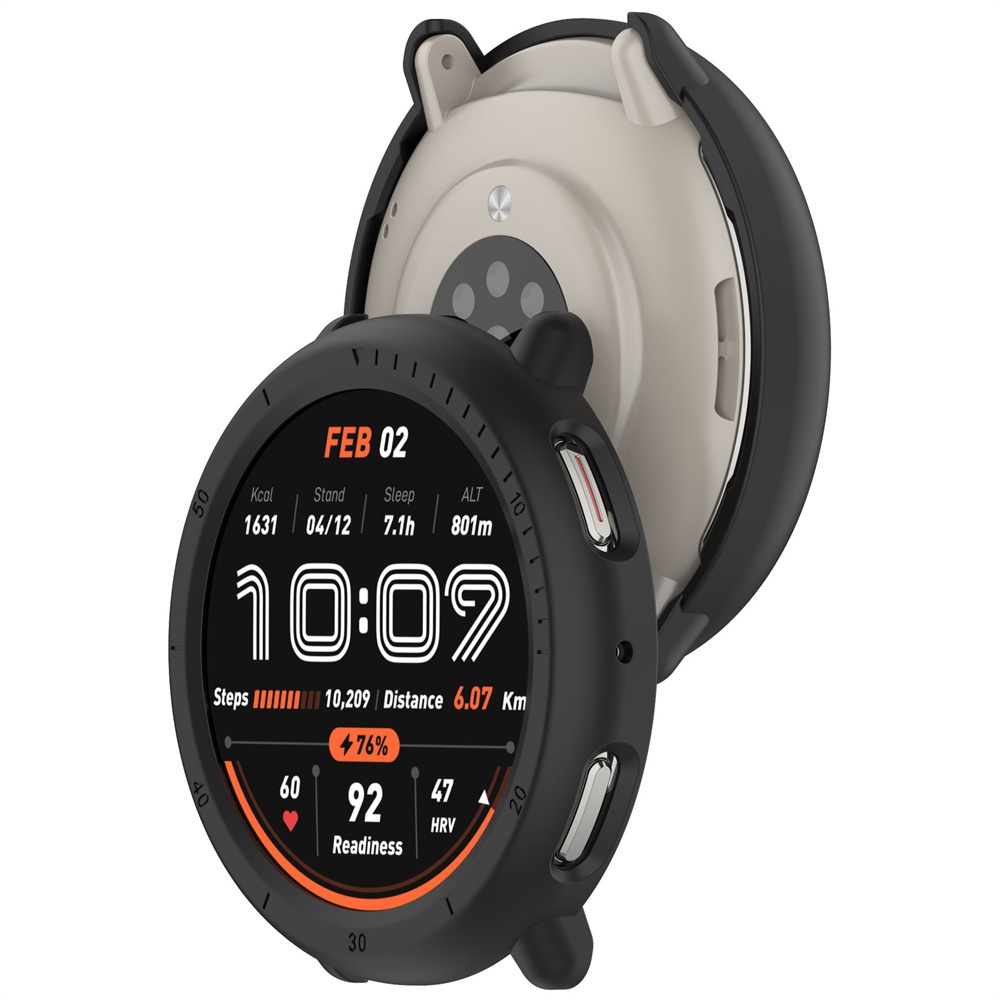 Protetor De Tela PC Case Half Cover Frame Para Amazfit Active 2 — imagem 2 de 2
