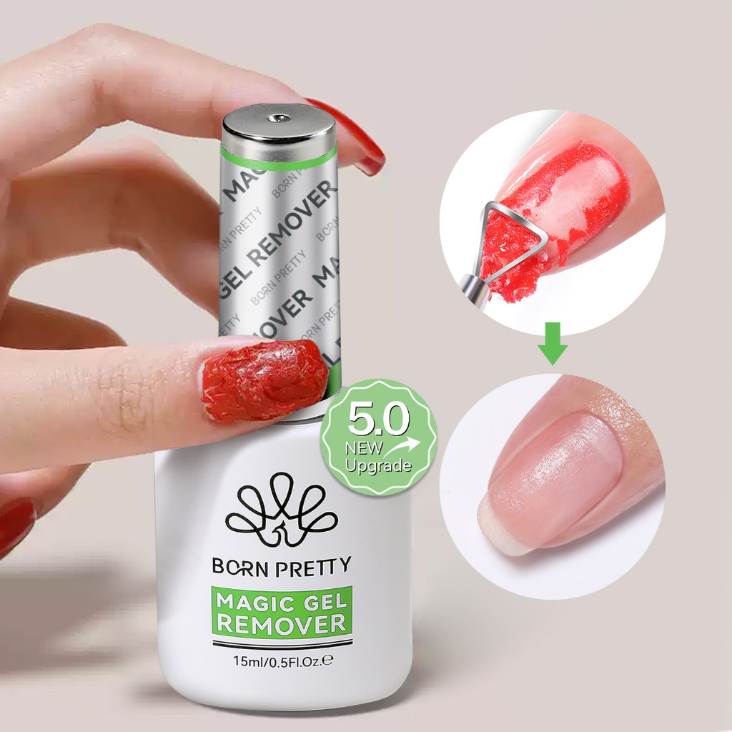 15ml Removedor Mágico Unha Gel Polonês UV Remoção Rápida Verniz Semipermanente em Oferta na Shopee