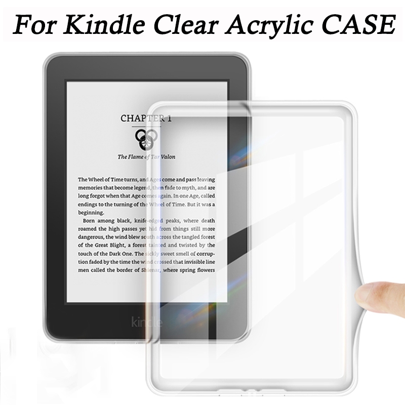 Capa Para Kindle 11ª geração 2024 2022 de Acrílico Transparente E-Reader Paperwhite 6 5 4 3 2 1 7'' 6,8'' 6'' em Oferta na Shopee