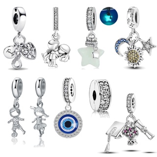 Dangle Charms Prata 925 Separador de Berloque Para Pulseira Pingente Charme Coração Bijuterias em Oferta na Shopee