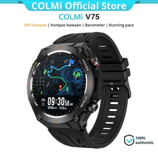 COLMI V75 smartwatch GPS 1.43 HD Embutido Tela Monitoramento Da Saúde Esportiva Homens Observam 650mAh Ultra Longa Duração Bateria em Oferta na Shopee