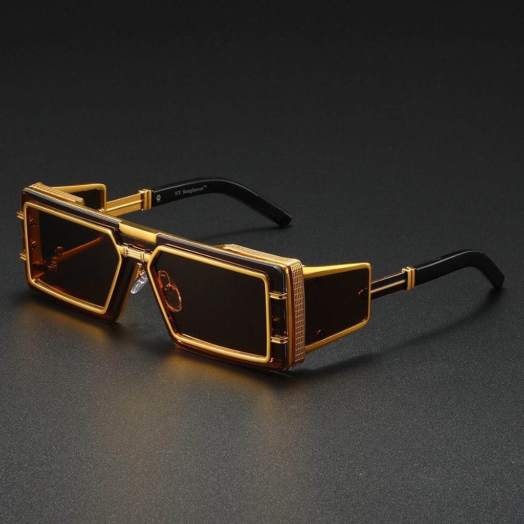 2025 Futuro Tecnologia Sentido Óculos De Armação Grossa Clássico Moda Sol Masculino Grande Quadro Punk Rua Foto Decorati em Oferta na Shopee