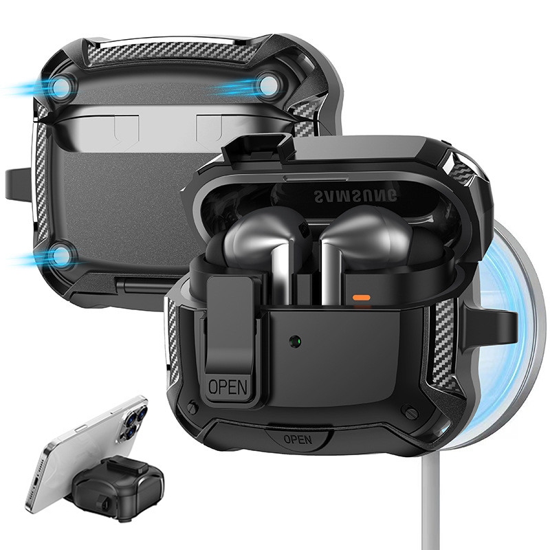 Capa Magnética Para Galaxy Buds 3 Pro Com Suporte Invisível Telefone , Compatíve