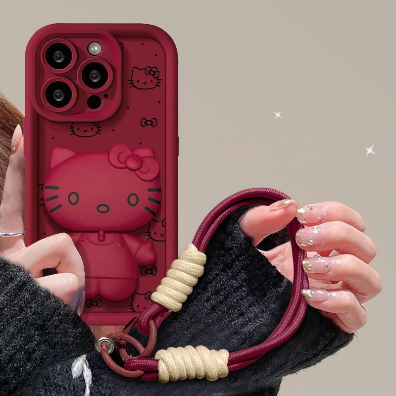 Para Realme 11 12 13 14 15 Pro Plus 11X 12X 5G Nota 50 C55 C51 C61 C63 C35 C53 C67 C75 Kitty Espelho Caso De Telefone Ma em Oferta na Shopee