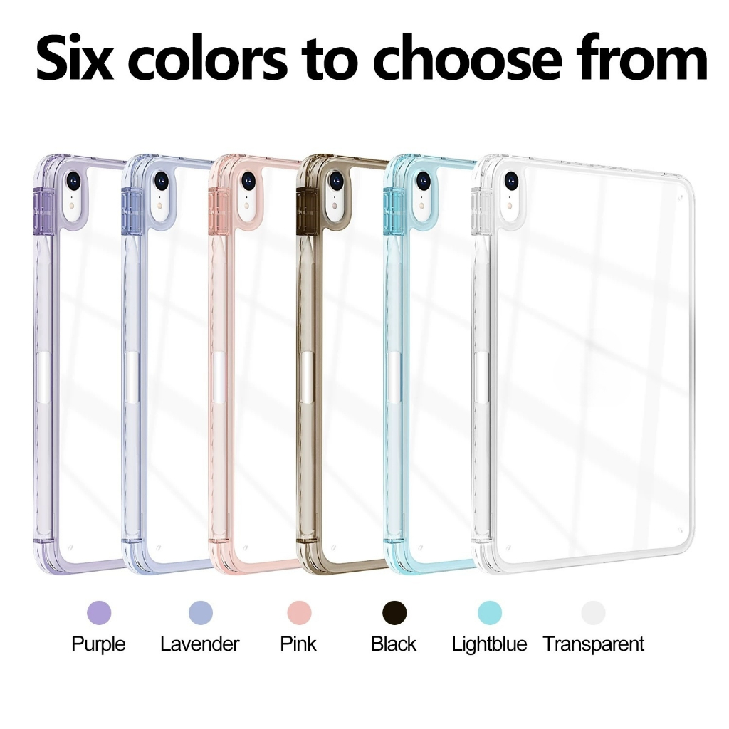 Capa Com Suporte Para Caneta , Transparente Macia À Prova De Choque iPad Pro11 2