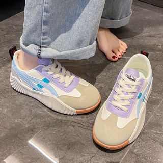 2025 Primavera Versão Coreana Sapatos Casuais Respiráveis Planos Para Mulheres em Oferta na Shopee