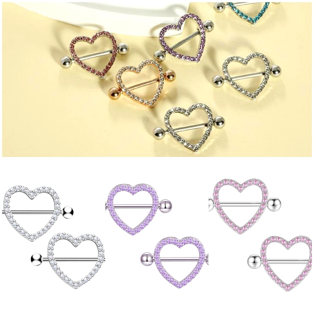 Joias De piercing Corporal Para Unhas De Peito Oco De Aço Inoxidável em Oferta na Shopee