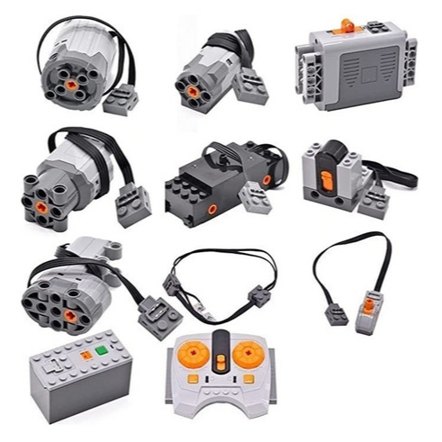 O Conjunto É Compatível Com Conjuntos De Energias De Motores De Blocos De Construção LEGO , Incluindo , Receptores De Co