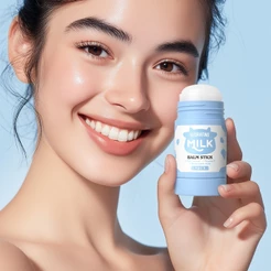 LAIKOU Leite Bálsamo Hidratante Estoque 40g Pele Macia E Suave Hidratação Profunda Portátil