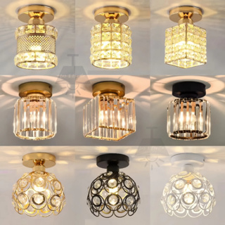 KIT1-2 Candelabro De Cristal Simples Americano Personalidade Criativa Iluminação De Casa Quarto Sala De Estar Jantar em Oferta na Shopee